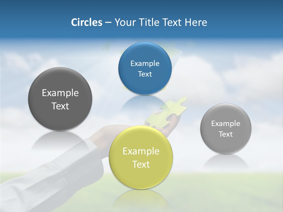 Meadow Hand Concept PowerPoint Template