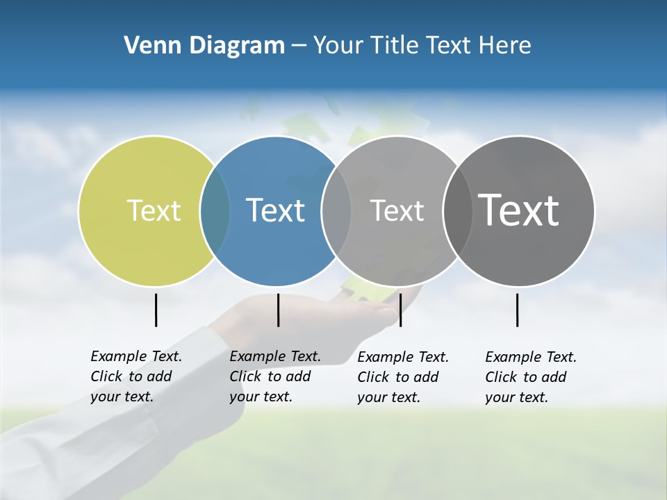 Meadow Hand Concept PowerPoint Template