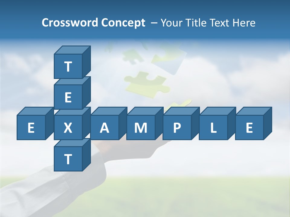 Meadow Hand Concept PowerPoint Template