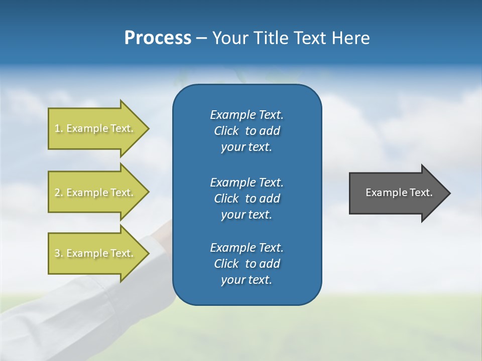 Meadow Hand Concept PowerPoint Template