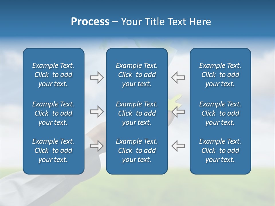 Meadow Hand Concept PowerPoint Template