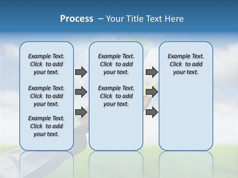 Meadow Hand Concept PowerPoint Template