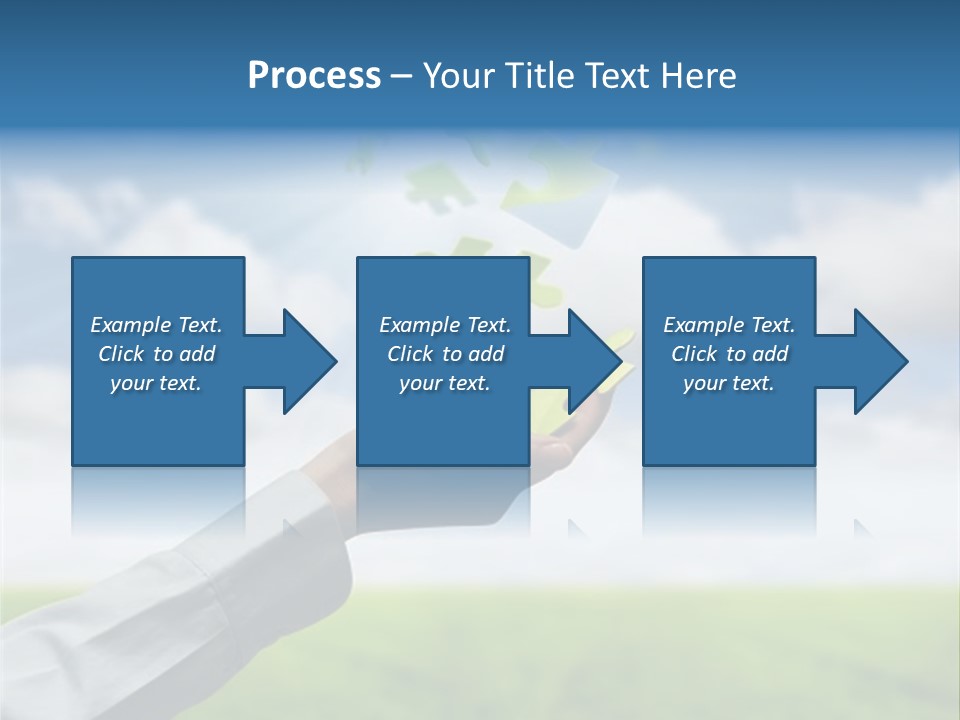 Meadow Hand Concept PowerPoint Template