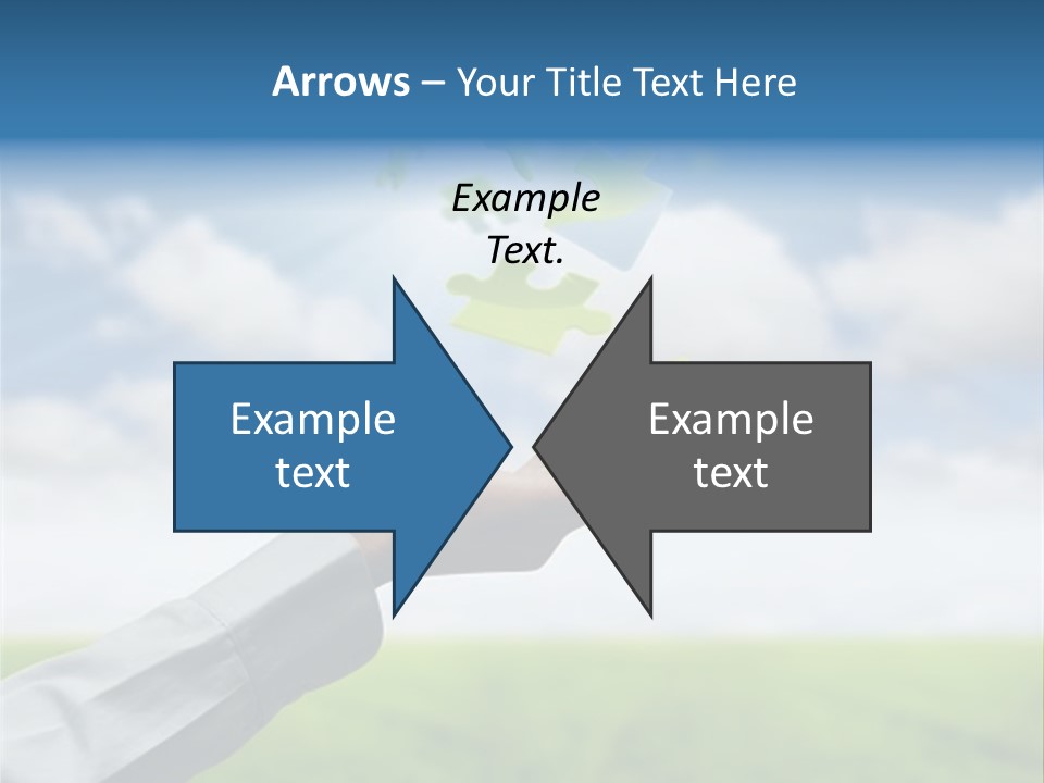 Meadow Hand Concept PowerPoint Template