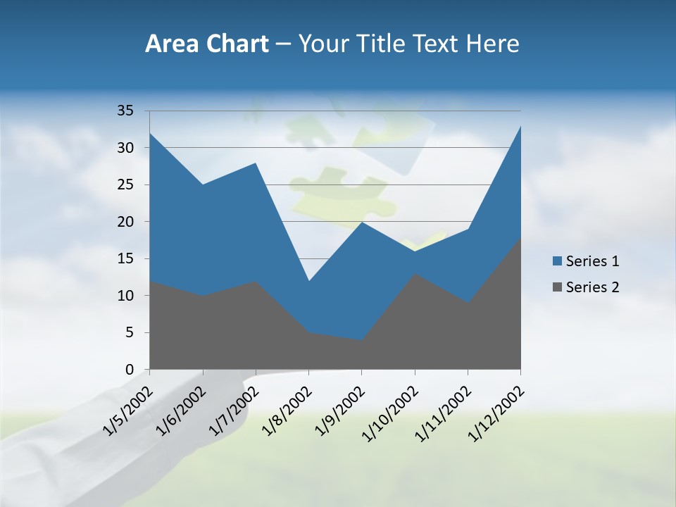 Meadow Hand Concept PowerPoint Template