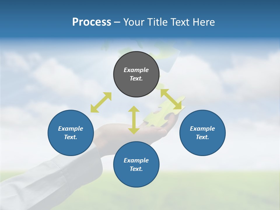 Meadow Hand Concept PowerPoint Template
