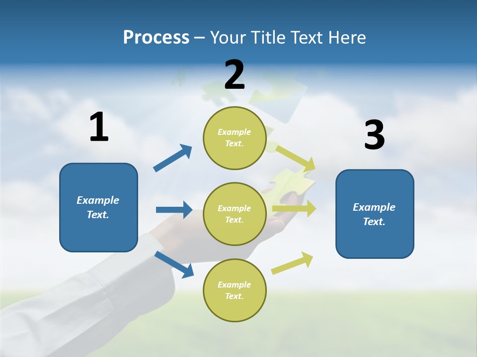 Meadow Hand Concept PowerPoint Template