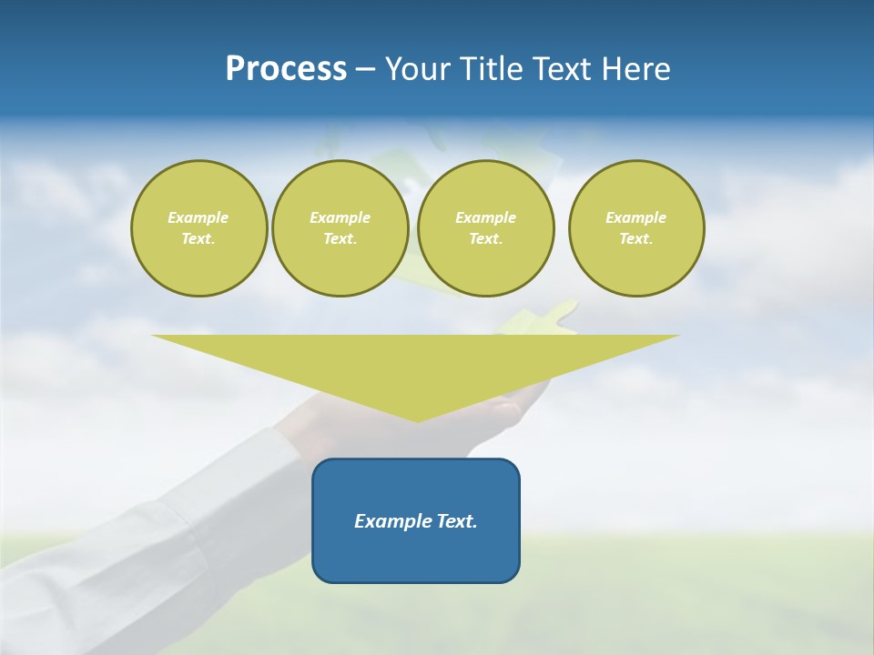 Meadow Hand Concept PowerPoint Template