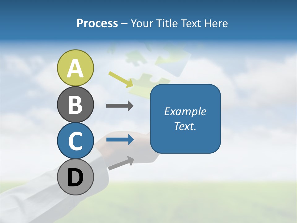 Meadow Hand Concept PowerPoint Template