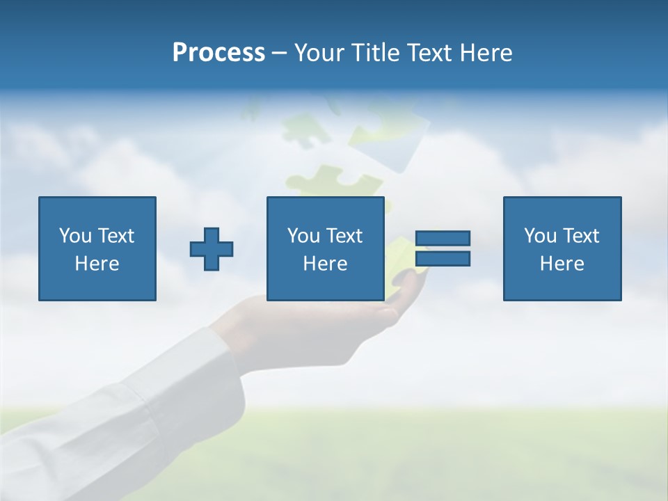 Meadow Hand Concept PowerPoint Template
