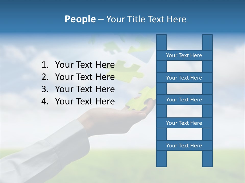 Meadow Hand Concept PowerPoint Template