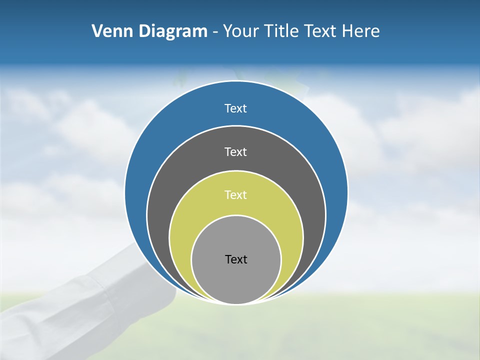 Meadow Hand Concept PowerPoint Template