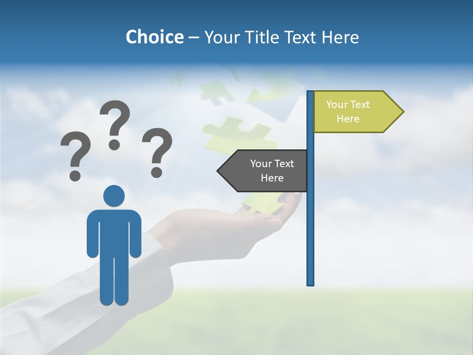 Meadow Hand Concept PowerPoint Template