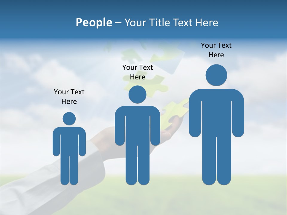 Meadow Hand Concept PowerPoint Template