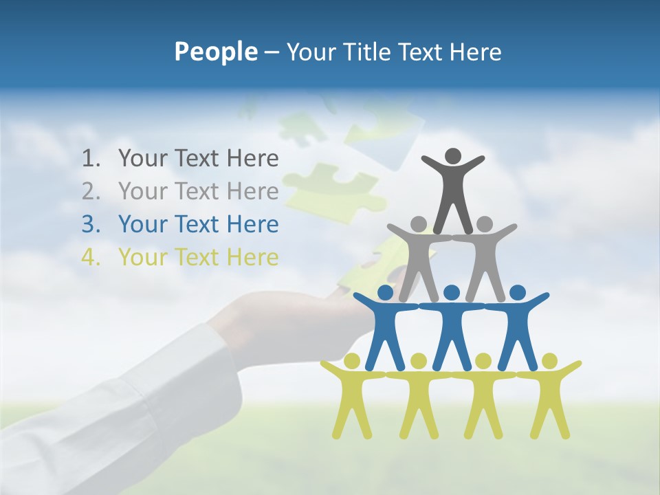 Meadow Hand Concept PowerPoint Template