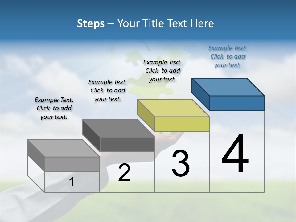 Meadow Hand Concept PowerPoint Template