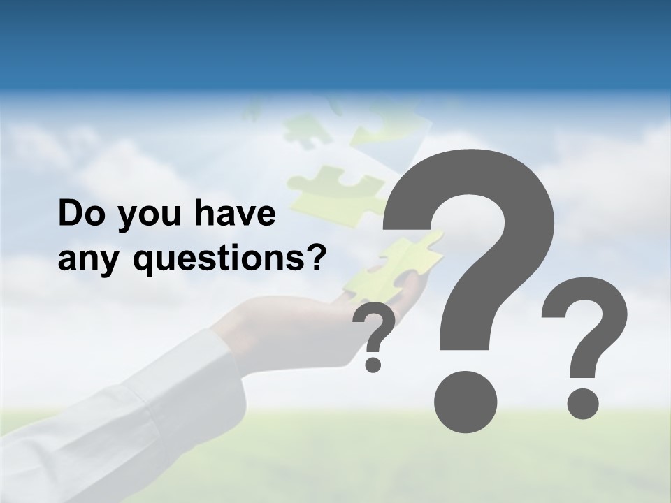 Meadow Hand Concept PowerPoint Template