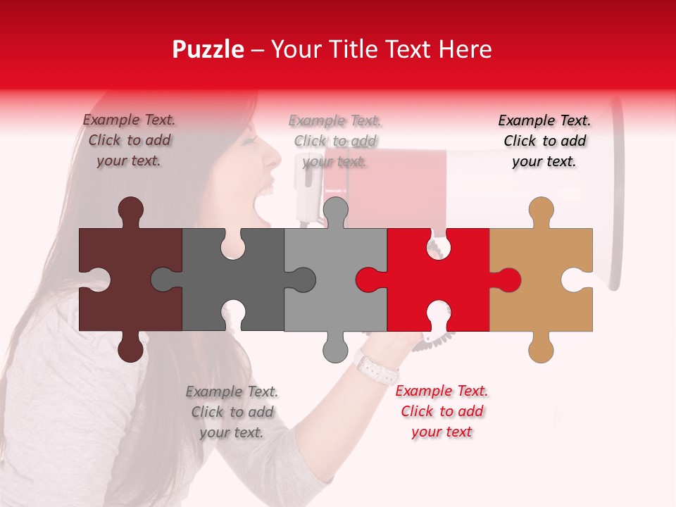 Domineering Isolated Dominant PowerPoint Template