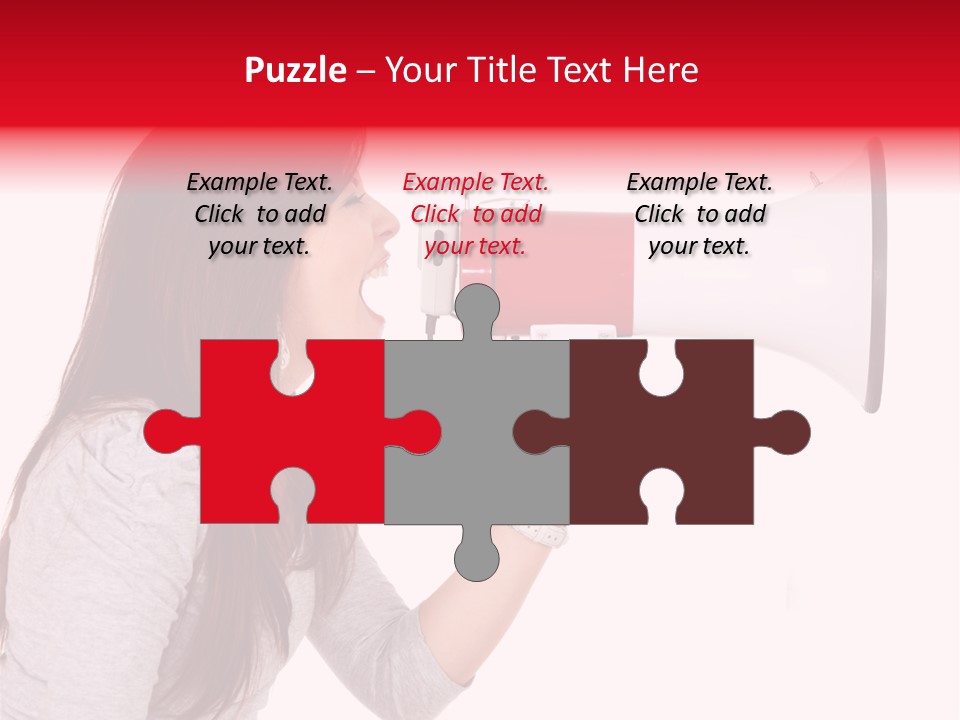 Domineering Isolated Dominant PowerPoint Template