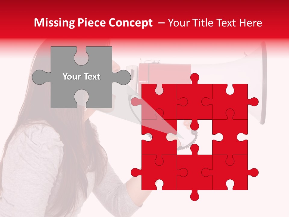 Domineering Isolated Dominant PowerPoint Template