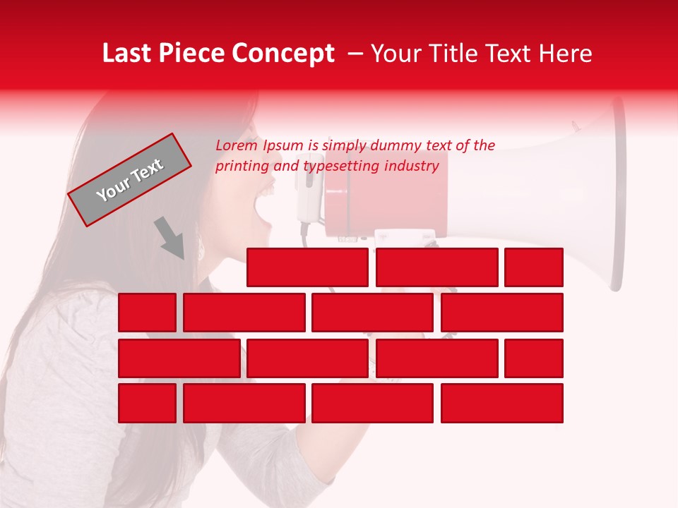 Domineering Isolated Dominant PowerPoint Template