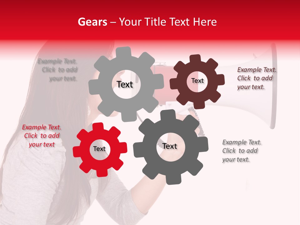 Domineering Isolated Dominant PowerPoint Template