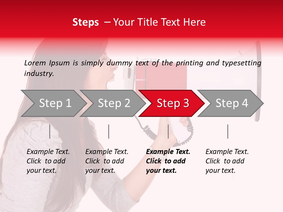 Domineering Isolated Dominant PowerPoint Template
