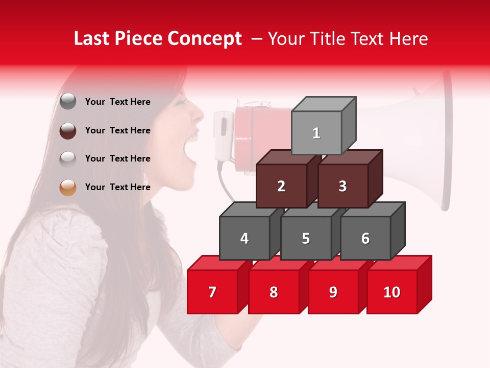Domineering Isolated Dominant PowerPoint Template
