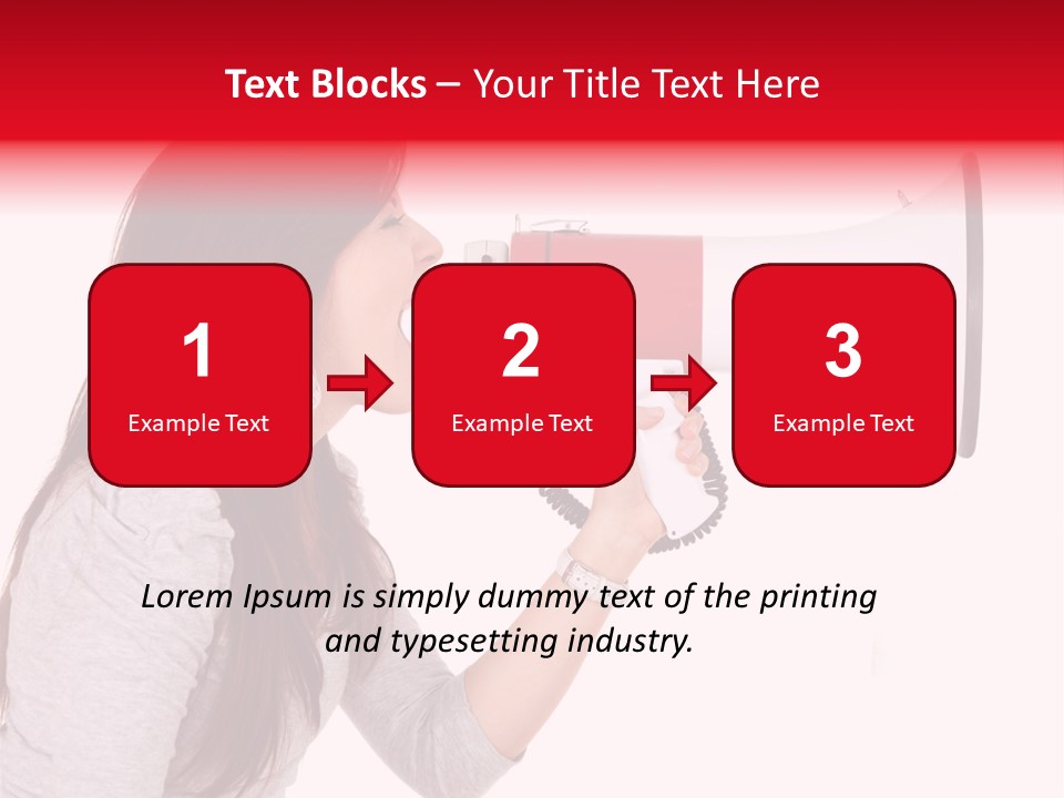 Domineering Isolated Dominant PowerPoint Template