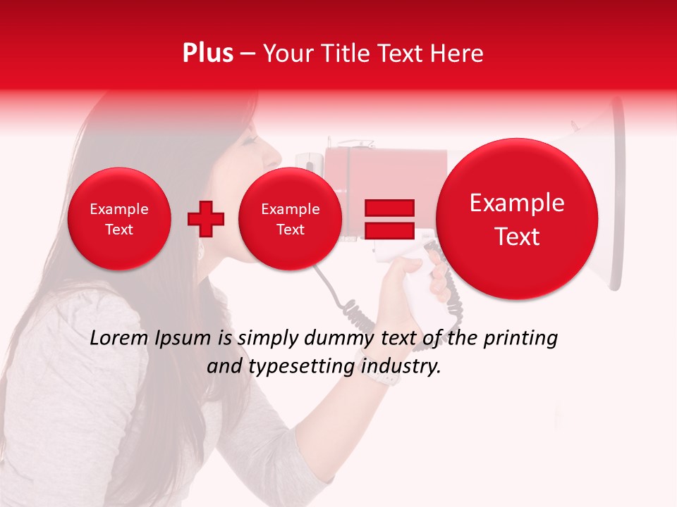 Domineering Isolated Dominant PowerPoint Template