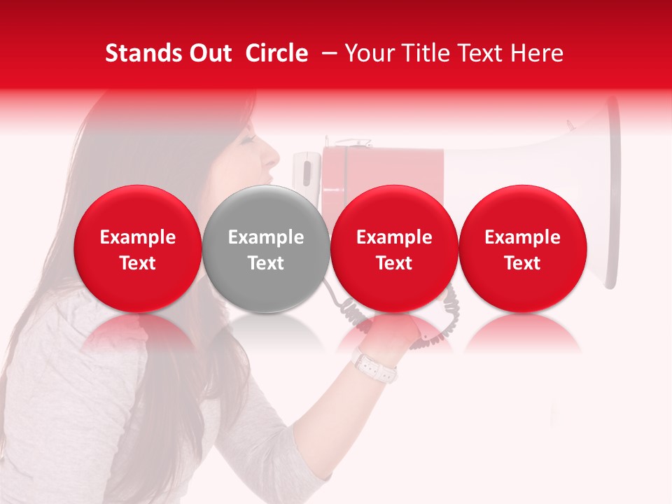 Domineering Isolated Dominant PowerPoint Template