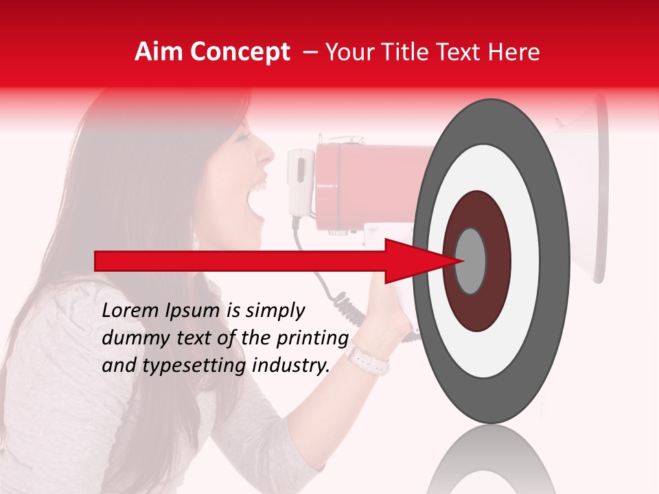 Domineering Isolated Dominant PowerPoint Template