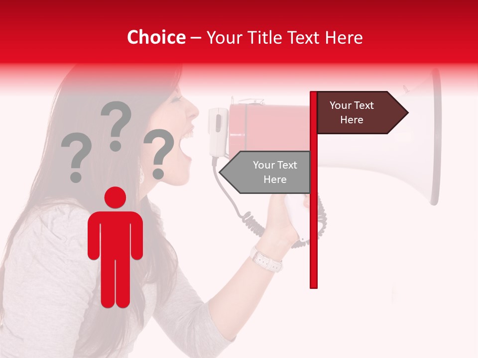 Domineering Isolated Dominant PowerPoint Template