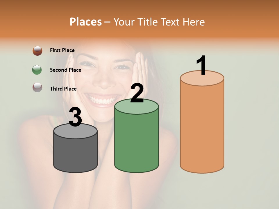 Holding  Girl PowerPoint Template