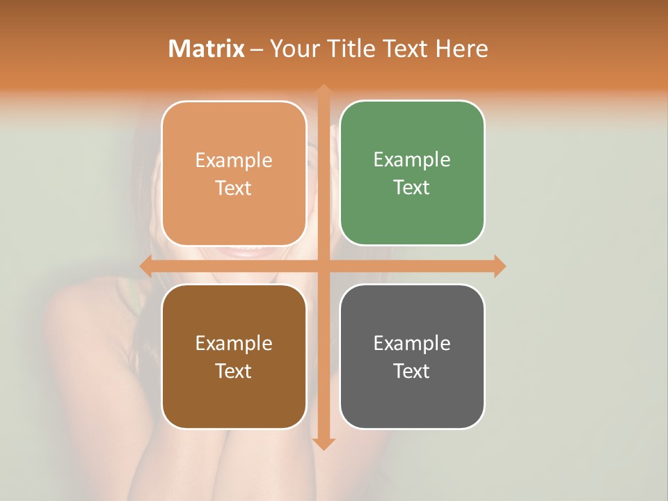 Holding  Girl PowerPoint Template