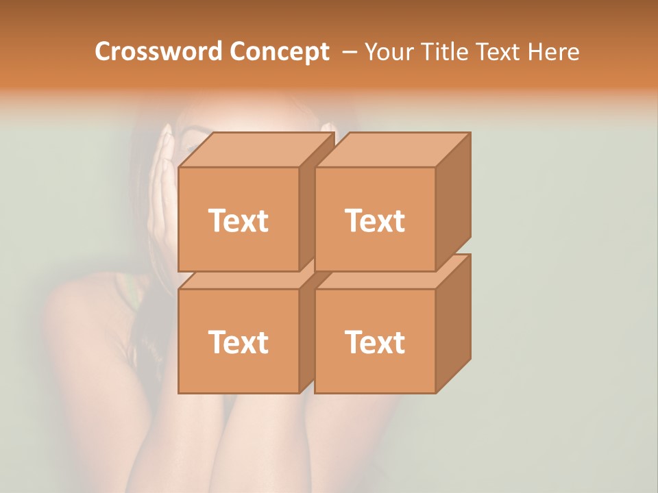 Holding  Girl PowerPoint Template