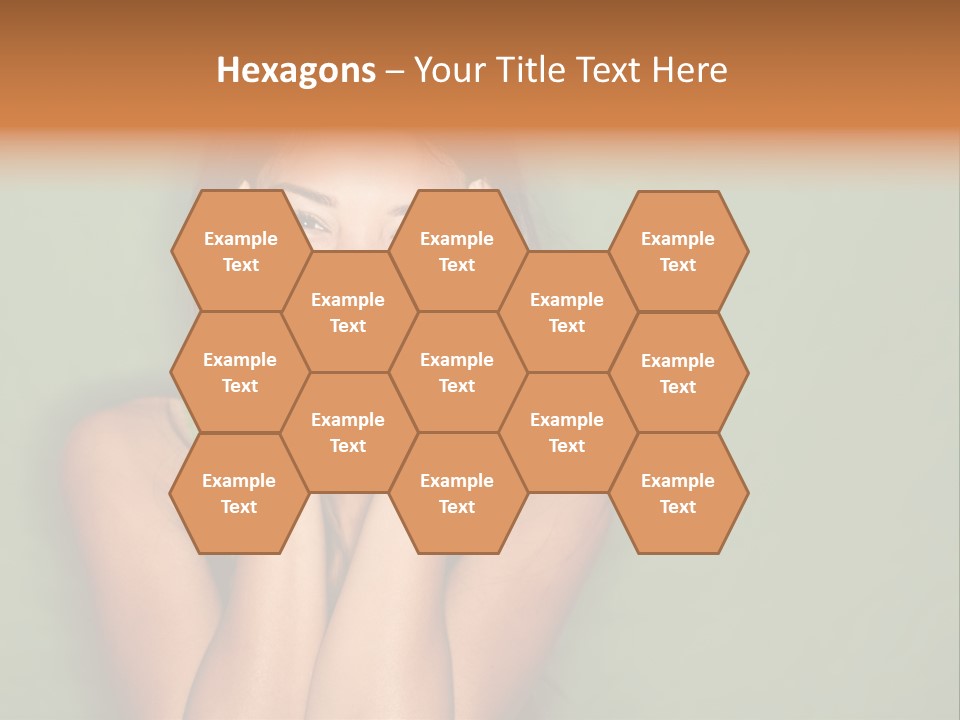 Holding  Girl PowerPoint Template