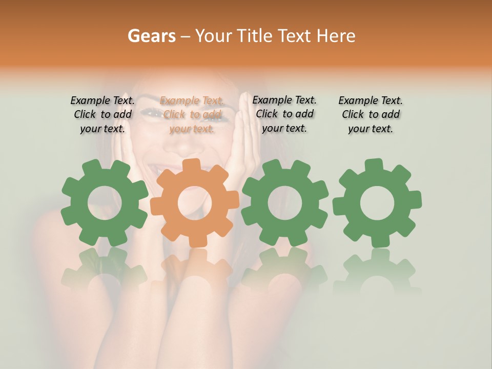 Holding  Girl PowerPoint Template