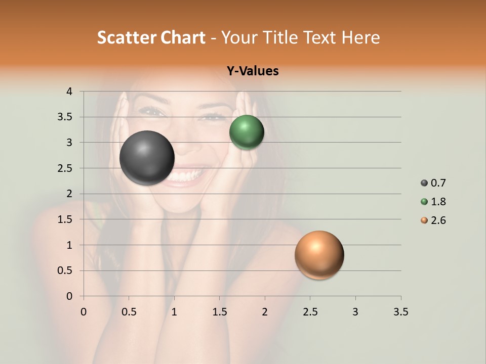 Holding  Girl PowerPoint Template