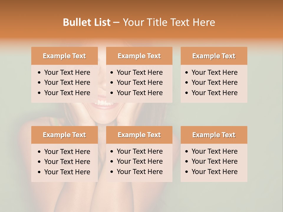 Holding  Girl PowerPoint Template