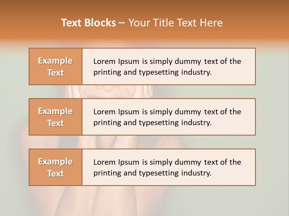 Holding  Girl PowerPoint Template