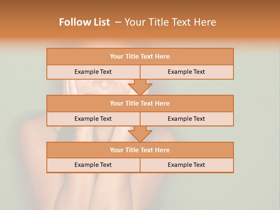 Holding  Girl PowerPoint Template