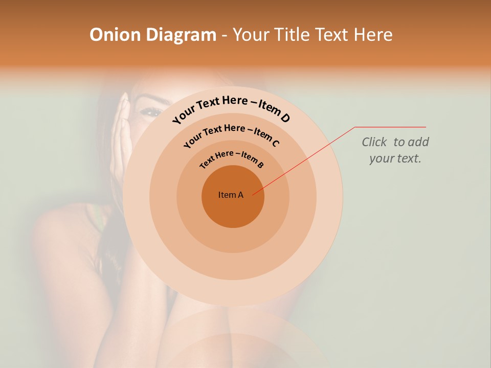 Holding  Girl PowerPoint Template