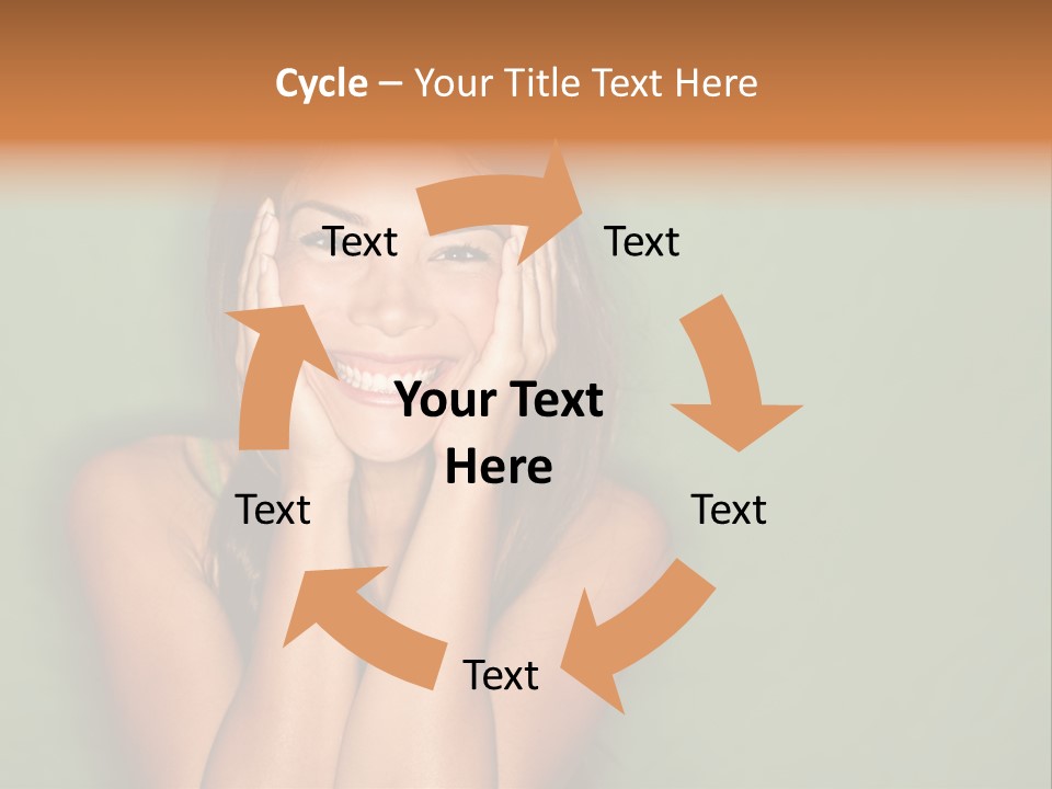 Holding  Girl PowerPoint Template