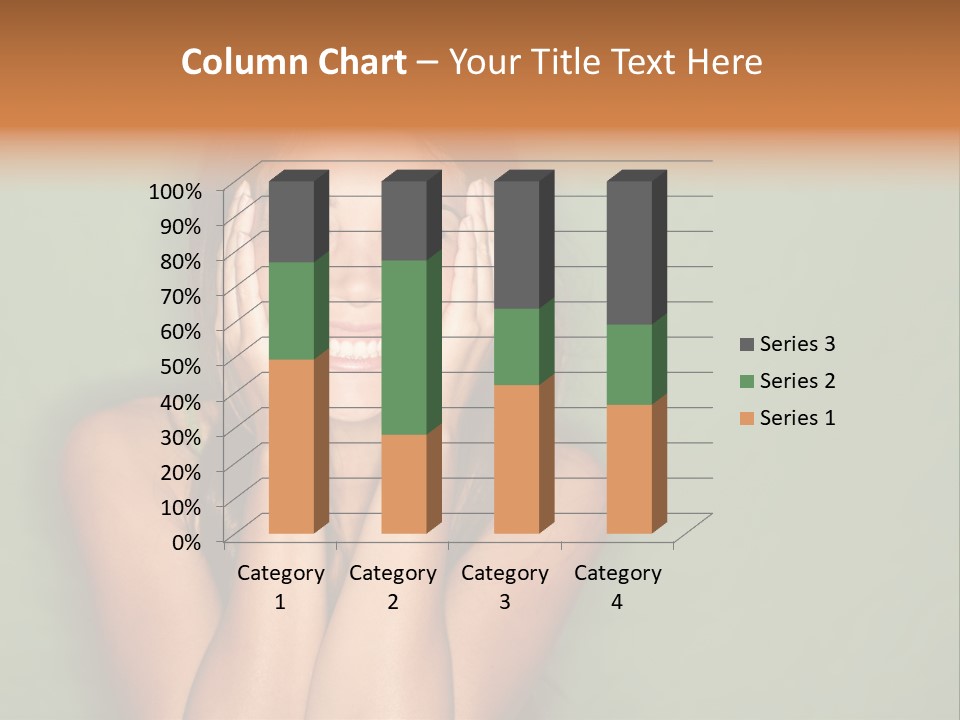 Holding  Girl PowerPoint Template