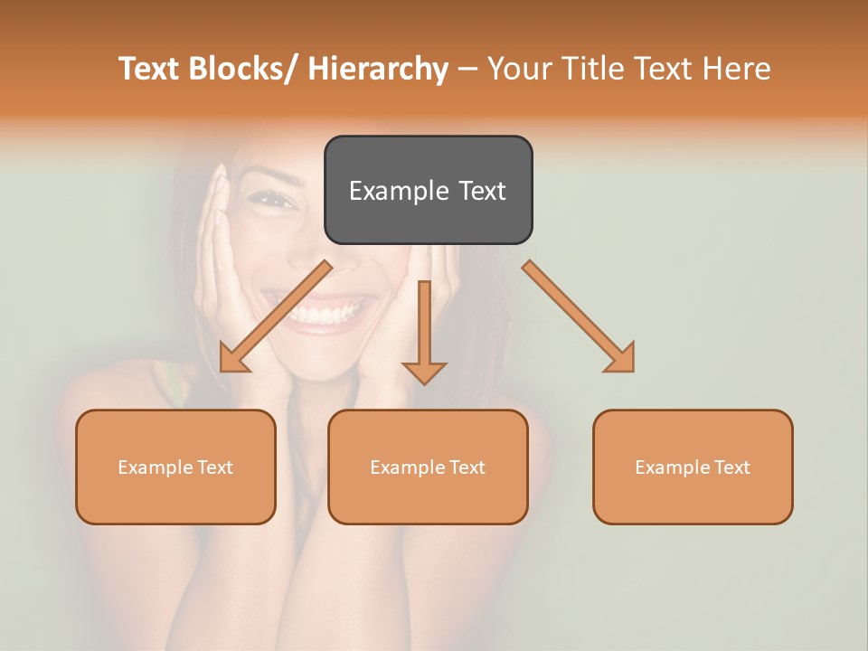 Holding  Girl PowerPoint Template