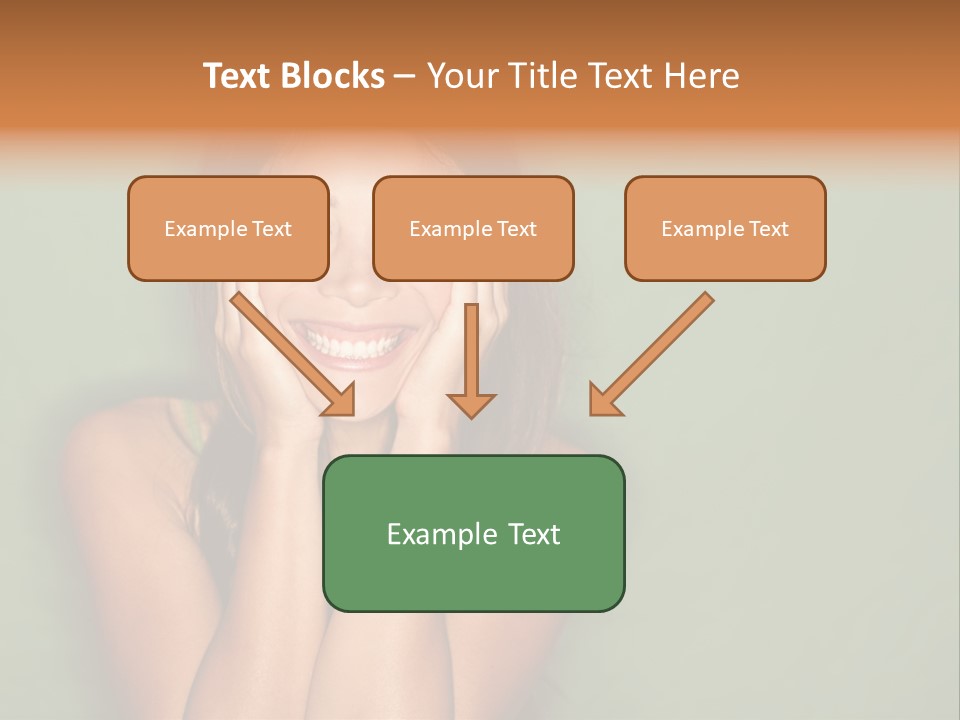 Holding  Girl PowerPoint Template