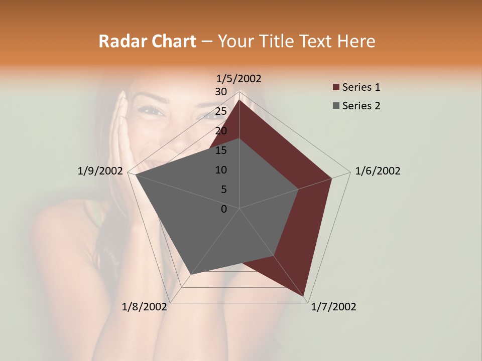 Holding  Girl PowerPoint Template