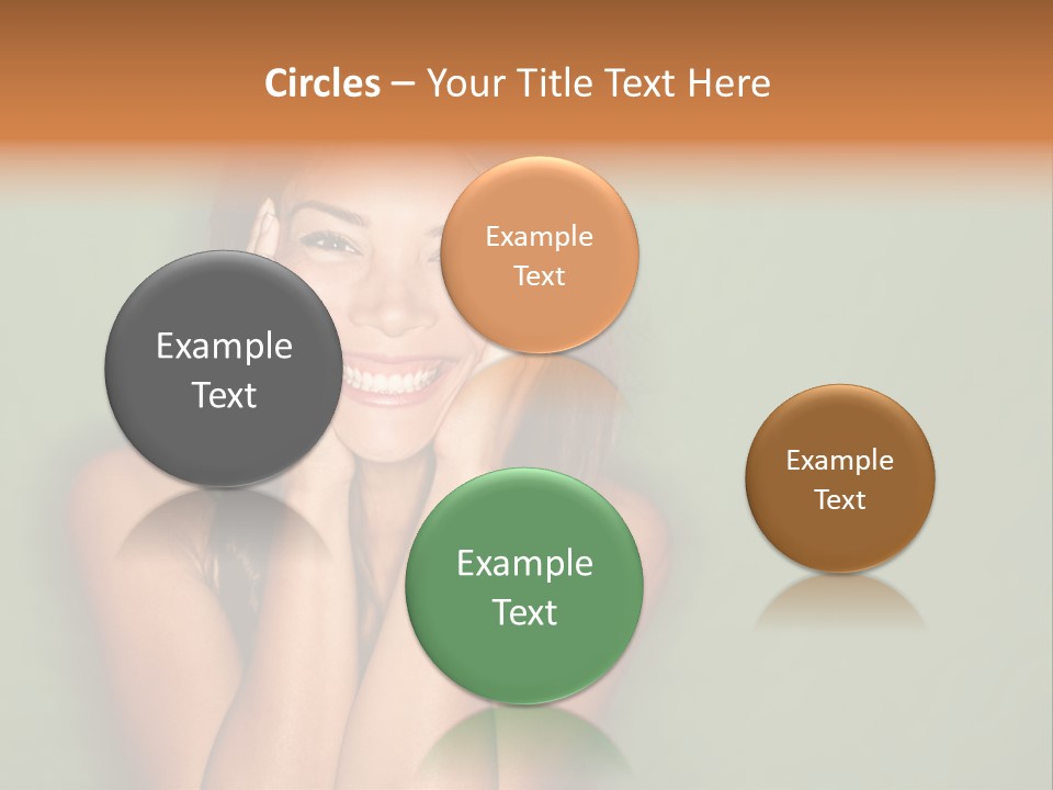 Holding  Girl PowerPoint Template