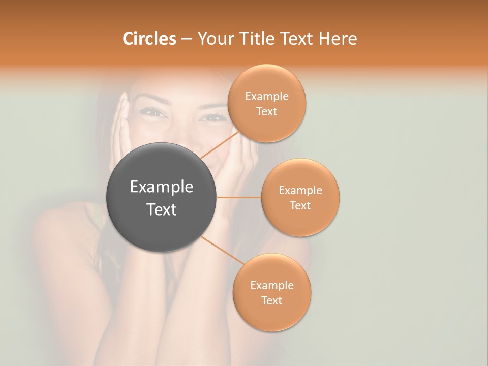 Holding  Girl PowerPoint Template